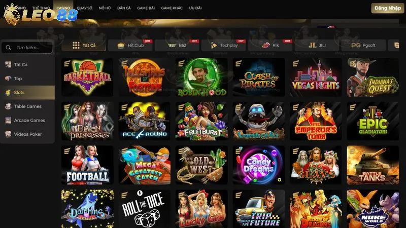 Kho game cá cược được đầu tư siêu khủng