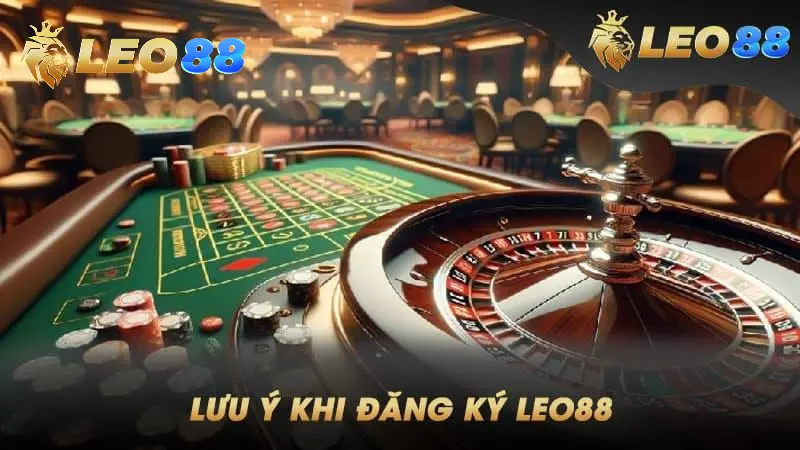 Một số lưu ý quan trọng cần biết khi đăng ký Leo88